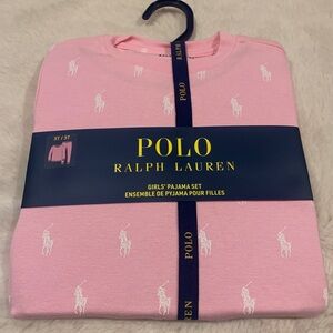 Polo Ralph Lauren Toddler Girl 2 pc Pajama Set NWT
